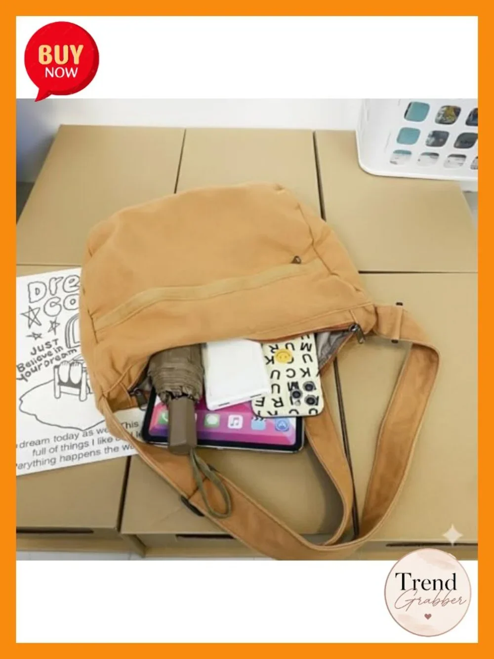 Canvas Messenger Bag Hobo Crossbody Shoulder Tote Handbag